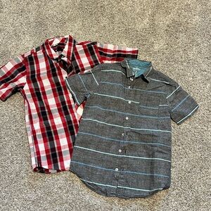 Boys short sleeve button ups